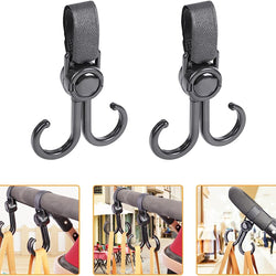 5PCS Multi-purpose Pram Stroller Hooks Clip