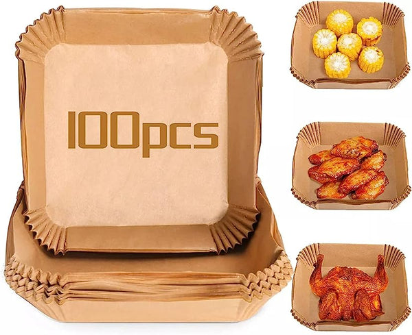 50pcs/ 100pcs Air Fryer Disposable Paper Liner