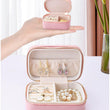 Mini PU Leather Jewelry Bag Portable Travel Jewelry Storage Box