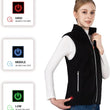 Women Men Fleece Heating jacket with 5 Heating Zones Power Bank Not Included