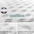 Bathtub Pillow with 4D Air Mesh