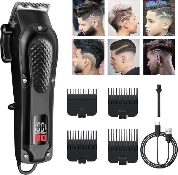 Men's USB Rechargeable Electric Hair Clipper Trimmer