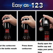 Magnetic Automatic Beer Opener Stainless Steel Push Down Bottle Opener