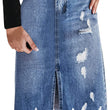 Women's A-Line Sexy Casual Irregular Denim Skirt
