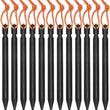 Pack of 12 Aluminium Alloy Tent Pegs 18cm Lightweight Nail Stakes Outdoor
