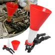Universal Car Engine Adjustable Oil Funnel Tool Gasoline Filling Adopt Equipment