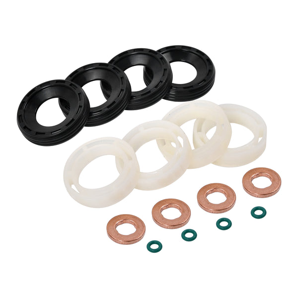 FOR FORD C-MAX FOCUS FIESTA 1.6TDCI FUEL INJECTOR SEAL WASHER ORING KIT