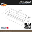 Composite Decking T Clips / Spacers / Hidden Fixing Black Screws