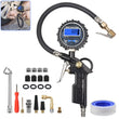 Digital Tyre Inflator LCD Pressure Gauge Air Line Tyre Pump Compressor