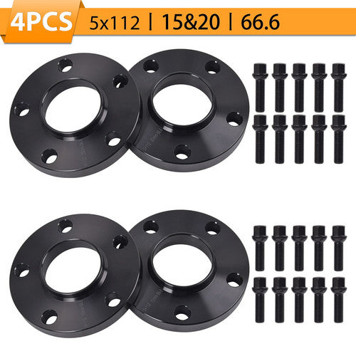 15/20mm For Audi A5 07- Forged Hubcentric Wheel Spacers 66.6