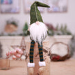 Christmas Santa Claus Tomte Long Leg Gnome Plush Decor