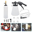 Car Brake Clutch Fluid Bleeder Pressure Bleeding Tool Kit Vacuum Pump Bottle