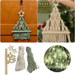 2pcs Woven Christmas Tree DIY Kit Christmas Crafts Gift Kit