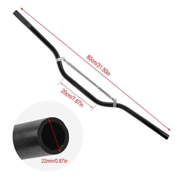 22mm 7/8" bar Braced stable performance