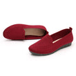 Women Mesh Slip-On Wedges Round Toe Breathable Shoes