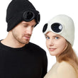 Winter Hat with Lenses Goggle Beanie