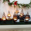 Set of 6 Tea Light Candle Holders Christmas Decoration