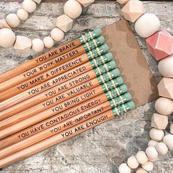 10pcs Affirmation Pencil Set
