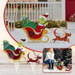 Acrylic Sheet Decortion Stealing Christmas Lighting Signs for Holiday Outdoor Yard Decoration