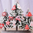 12pcs Christmas Ornament Wooden Hanging Pendants