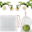 100PCS Fruit Protection Bags Nylon Mesh Net Barrier Bags
