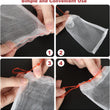 100PCS Fruit Protection Bags Nylon Mesh Net Barrier Bags
