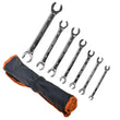 Flare Nut Spanner Set 7pc Brake Pipe Gas Fuel Spanner Flare Wrench