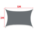 Waterproof Shade Sail Sun Canopy Patio Suncreen Awning Garden UV Block