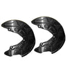 2X Front L+R Brake Disc Dust Cover Back Plate Shield