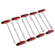 9-Piece T-Handle Nut Wrench Set 6-14mm