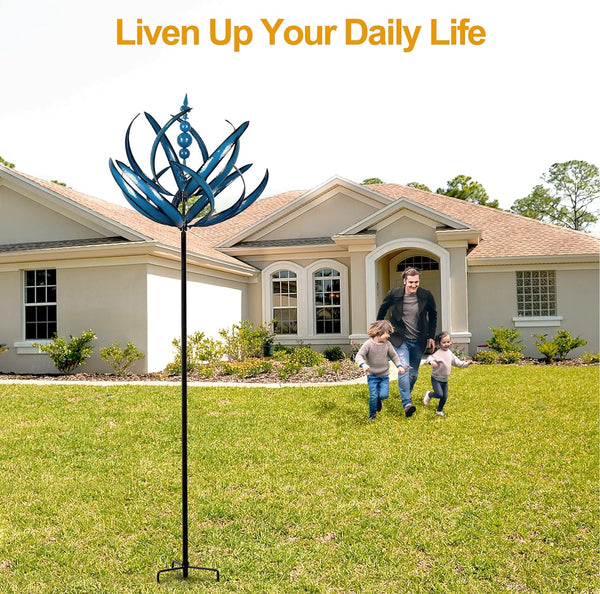Metal Wind Spinner for Yard and Garden