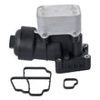Oil Cooler Filter Housing Cap + Gasket for VW Audi Seat Skoda 1.6TDI 2.0TDI