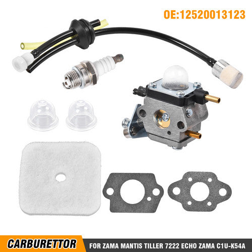 12520013123 Carburetor Carb Kit Fits Zama Mantis Tiller 7222 Echo Zama
