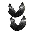 2X Front L+R Brake Disc Dust Cover Back Plate Shield