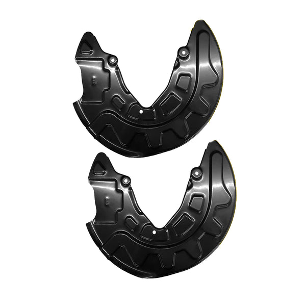 2X Front L+R Brake Disc Dust Cover Back Plate Shield