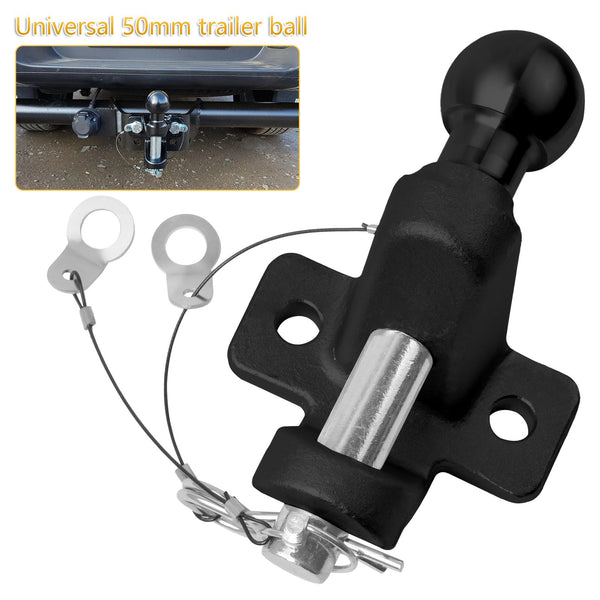 50mm Ball & Pin Towball Tow Hitch Jaw Eye Towing Trailer 3500kg 3.5t