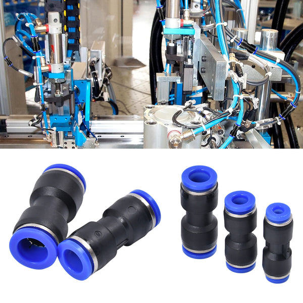 50 Pcs Straight Push Connectors Pneumatic Connect Fittings
