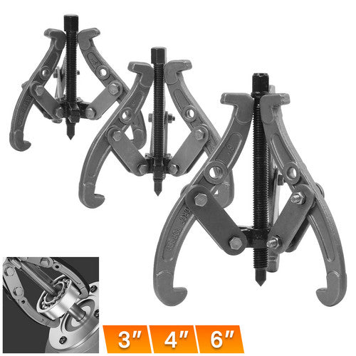 3 Jaw Gear Pulley Bearing Puller Extractor Remover Tool
