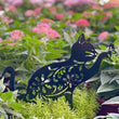 Cat Planter Acrylic Stakes Lawn Art