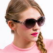 Polarized  Womens Oversized UV Protection Retro Sun Glasses