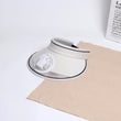 Summer Wide Brim Adjustable Hat with Mini Fan