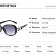 Polarized  Womens Oversized UV Protection Retro Sun Glasses