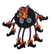 Halloween WreathSpider With Ribbon Bows