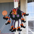 Halloween WreathSpider With Ribbon Bows
