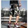 Men's Summer Outdoors Casual Camouflage Overalls Sport Shorts Pants
