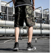 Men's Summer Outdoors Casual Camouflage Overalls Sport Shorts Pants