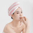 2 pcs Women Microfiber Hair Towel Wrap Dry Hair Towels