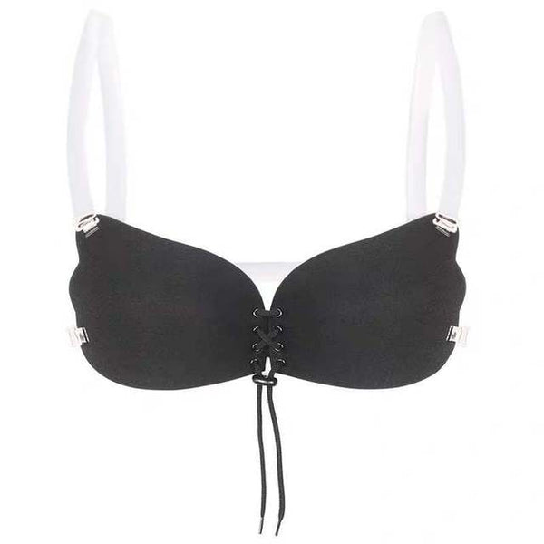 Invisible Bra Push Up Silicone Bra with Strap