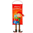 Christmas Door Sign Decorative House Flag Christmas Door Window Banner