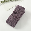 Women Knitted Socks Soild Color Over Knee Stockings